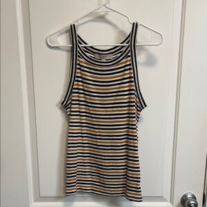 LOFT Multicolor Striped Tank Top